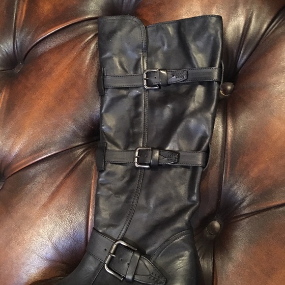 Alberto Fermani Biker Style Boots 8.5 - Picture 7 of 8